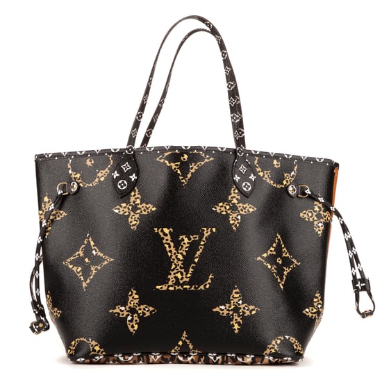 Louis Vuitton Ltd. Ed. Jungle Neverfull MM en Negro Lona recubierta - Image 1