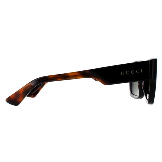 Gucci Square Mens Marrón Oscuro con Verde Habana GG1668S - Image 4
