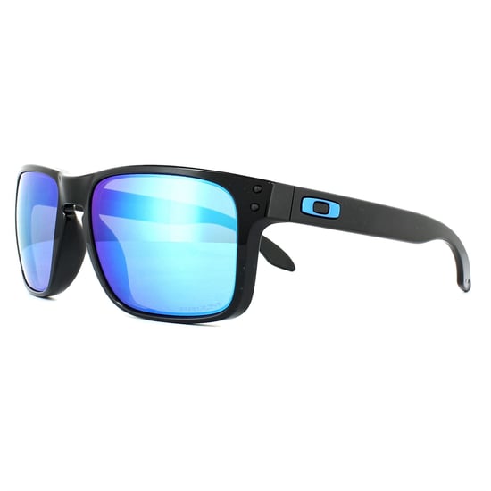 Gafas de sol Oakley rectangle black pulidas prizm sapphire para hombre - Image 2
