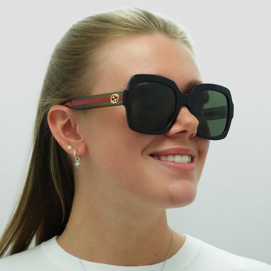 Gafas de sol Gucci GG0036SN Negro brillo verde y rojo-verde - Image 5