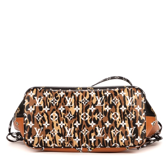 Louis Vuitton Ltd. Ed. Jungle Neverfull MM en Negro Lona recubierta - Image 6