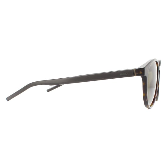 Gafas de sol Hugo by Hugo Boss Round Mens Havana green - Image 4