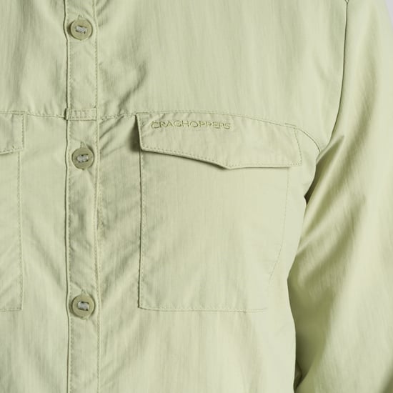 Craghoppers Womens/Ladies Adventure III Nosilife Long-Sleeved Shirt (Bud Green) - Image 4