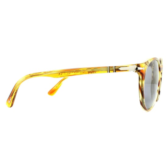 Persol Gafas de Sol 3152 9043/56 Marrón Rayas Amarillo Azul Antirreflejante - Image 4