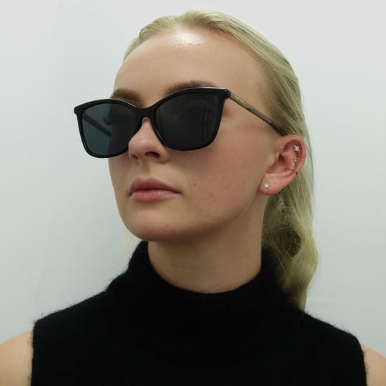 Jimmy Choo Gafas de Sol Cat Eye para Mujeres Negro Gris BA/G/S - Image 5