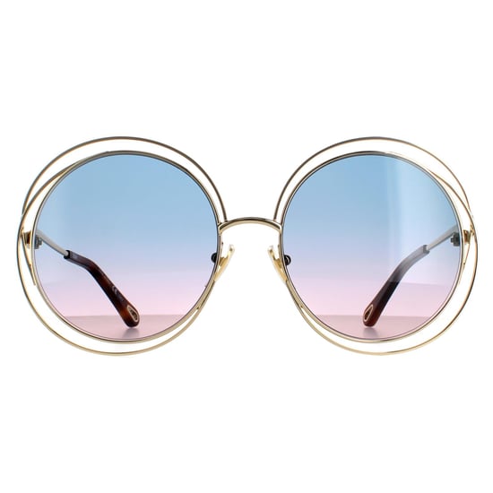 Chloe Round Ladies Oro azul rosa degradado Ch0045s - Image 1