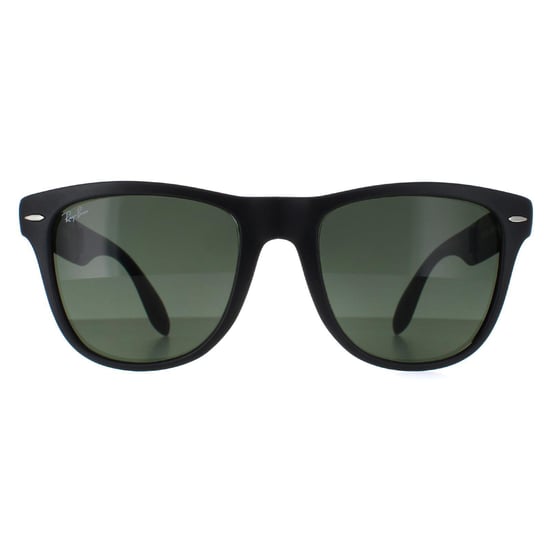 Ray-Ban Gafas de Sol Plegables Wayfarer 4105 Negro Mate Verde 601S 54mm - Image 1