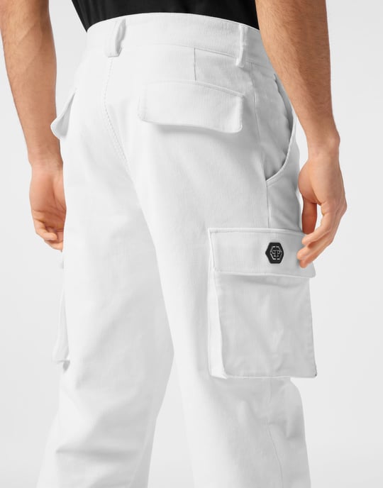 Velvet Long Trousers Cargo Fit - Image 5