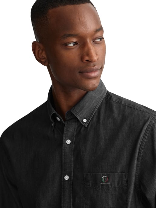 Enzo | Camisa vaquera regular fit para hombre - Image 3
