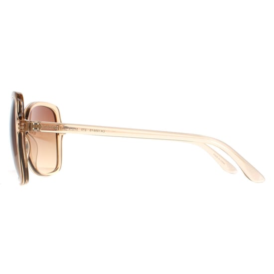 Gafas de sol Calvin Klein CK19561S 270 Crystal Beige Marrón Degradado - Image 3