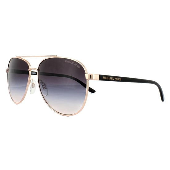 Gafas de sol Michael Kors Aviator Womens Rose Gold Brown Gradient - Image 2