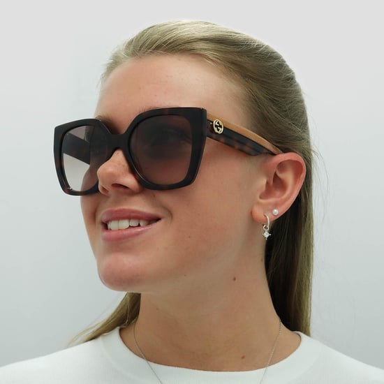 Gafas de sol Gucci GG1300S 003 havana cristal degradado marrón - Image 6