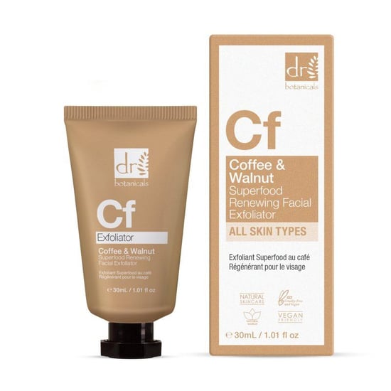 Dr. Botanicals Exfoliante facial antiedad renovador con superalimentos de café, 30 ml - Image 1