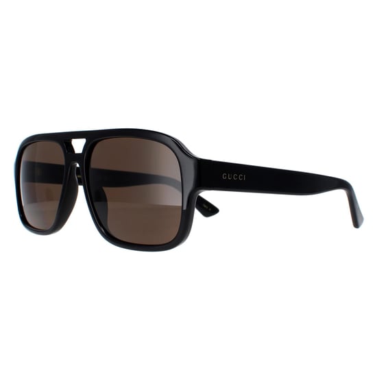 Gafas de sol polarizadas Gucci GG1342S 002 negro marrón - Image 2