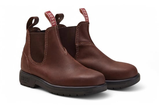 Botas Chelsea de piel color marrón secuoya Rossi 303 Endura - Image 3