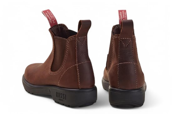 Botas Chelsea de piel color marrón secuoya Rossi 303 Endura - Image 5