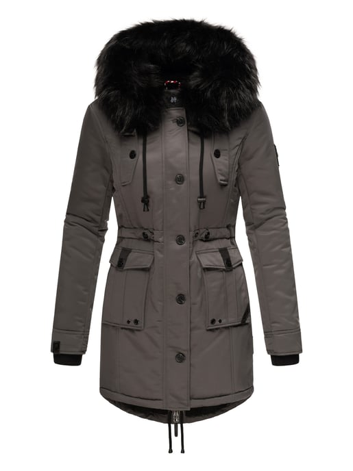 Navahoo Chaqueta de invierno Luluna-Princess para mujer – Cálida, Moderna & Con Forro de Borreguito y Cuello de Pelo Sintético - Image 2