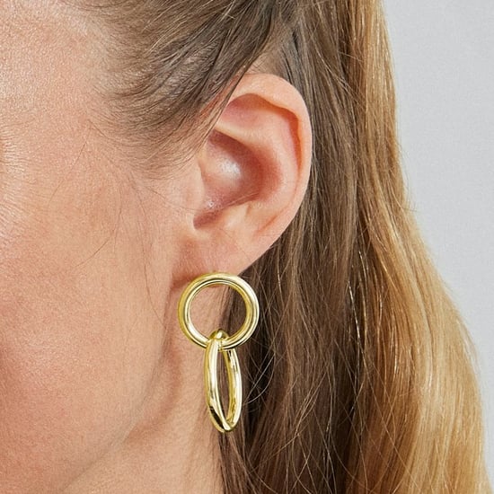 Pendientes Luxenter  acabados en oro amarillo de 18K - Rada - Image 4