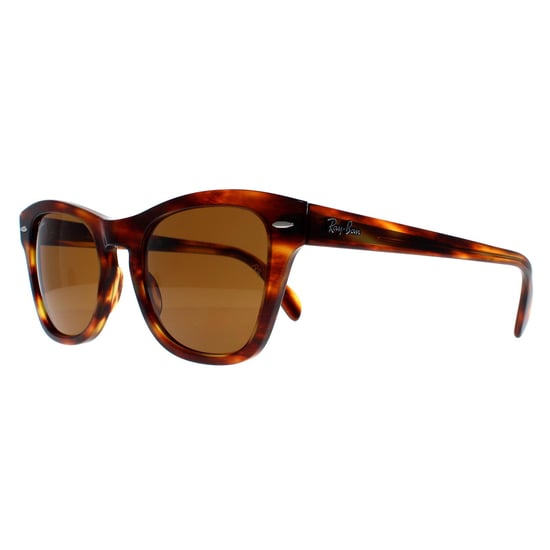 Ray-Ban RB0707S 954/33 gafas de sol a rayas havana marrón - Image 2