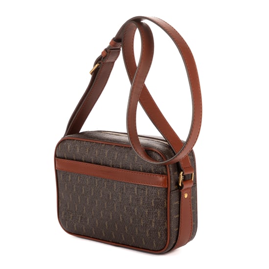 Yves Saint Laurent Cassandre Camera  en  Brown Lienzo recubierto - Image 2