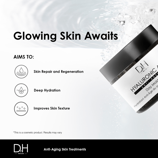 Dr H Crema hidratante de día antiedad con ácido hialurónico 60 ml - Image 4