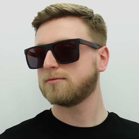 Gafas de sol Hugo by Hugo Boss Square Hombre Negro Rojo - Image 5