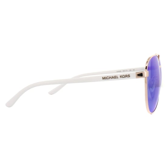 Michael Kors Aviator Mujer Oro Rosa Blanco Azul Espejo Gafas de sol - Image 4