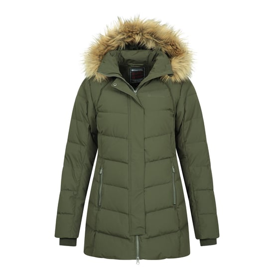 Mountain Warehouse Womens/Ladies Isla II Long Down Jacket (Dark Khaki) - Image 5