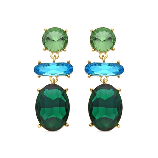 Pendientes Luxenter Mekon acabados en oro amarillo 18k - Image 1