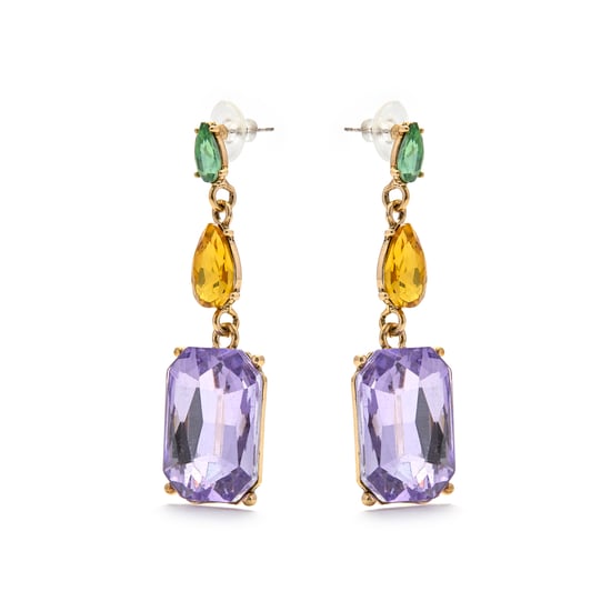 Pendientes Luxenter Phiaqua acabados en oro amarillo 18k - Image 3