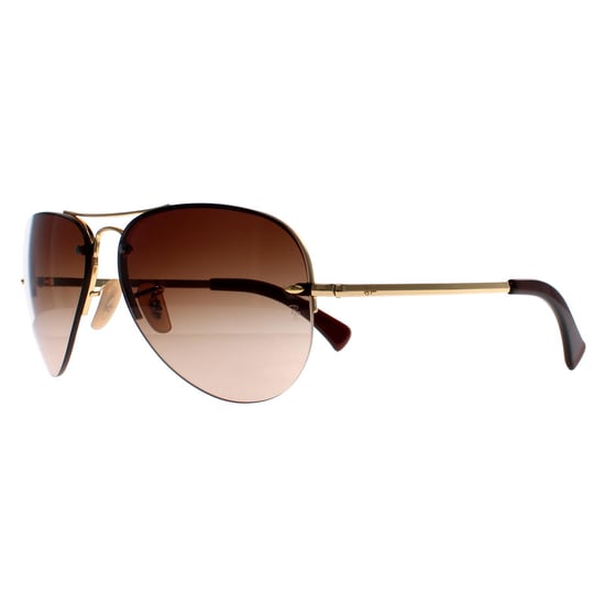 Gafas de sol Rayban 3449 Gold Brown Gradient 001/13 59mm - Image 2