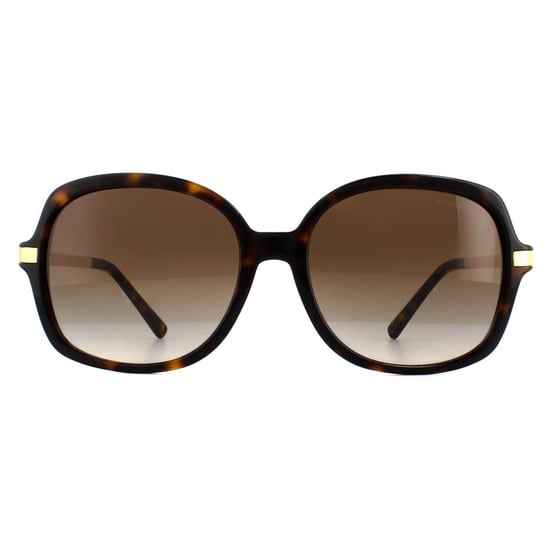 Gafas de sol Michael Kors Square de mujer en degradado marrón dorado y carey oscuro - Image 1
