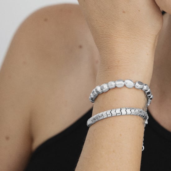 Pulsera Luxenter de Plata de Ley 925 con Hematite acabada en rodio - Caspil - Image 4