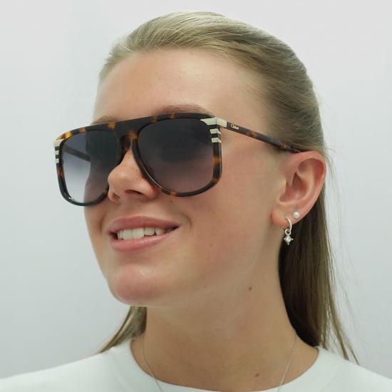 Gafas de sol Chloe CH0104S 007 brillante medio havana gris degradado - Image 6