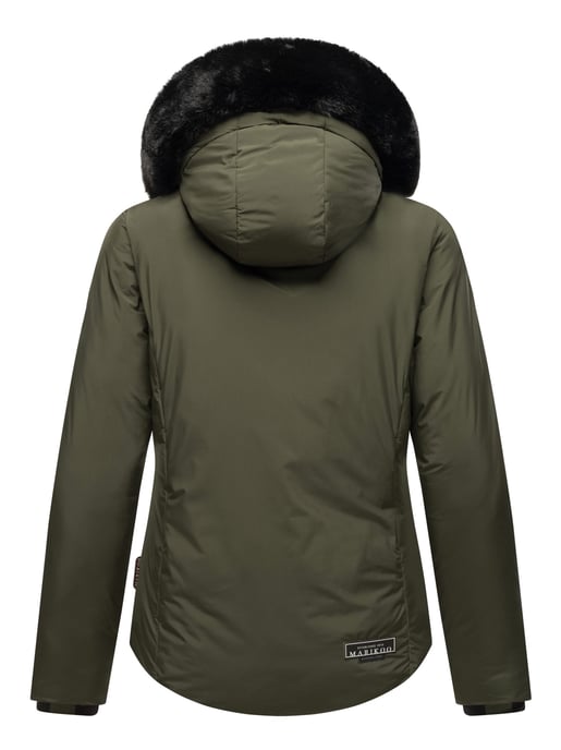 Chaqueta corta de invierno Marikoo con peluche y capucha – Morinaa - Image 5
