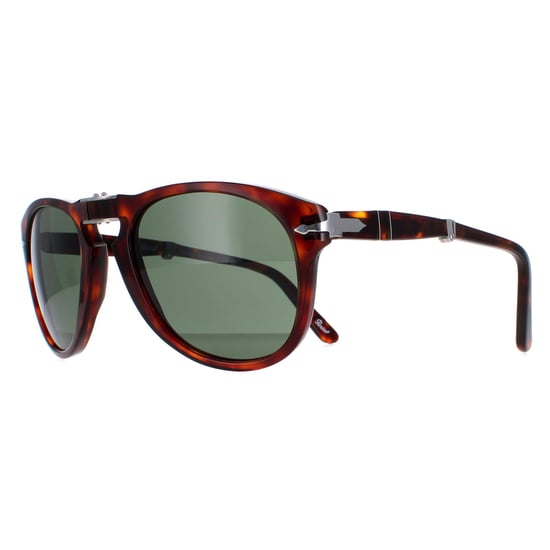 Persol Gafas de Sol PO0714 24/31 Verde Habana Plegable 52mm - Image 2
