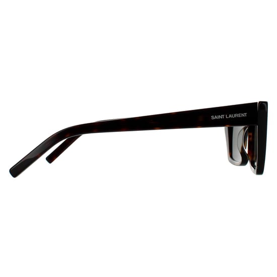 Gafas de sol Saint Laurent Cat Eye para mujer en Habana Oscuro y Gris - Image 4
