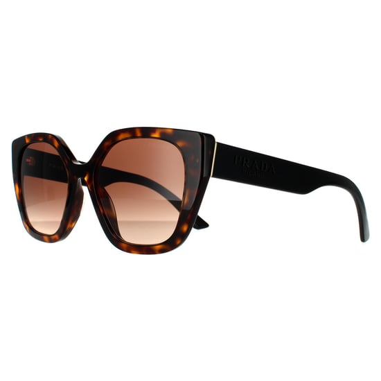 Gafas de sol Prada Rectangulares Mujeres Havana Marrón Degradado - Image 2