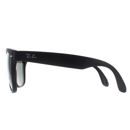 Ray-Ban Gafas de Sol Plegables Wayfarer 4105 Negro Mate Verde 601S 54mm - Image 3