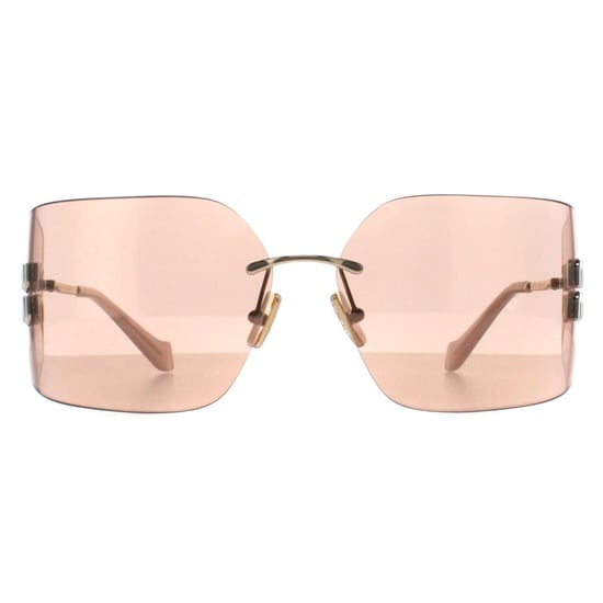 Gafas de sol Miu Miu MU54YS ZVN20F espejo rosa oro pálido - Image 1