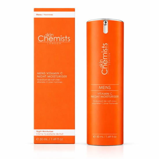 skinChemists Crema hidratante de noche antiedad con vitamina C para hombre, 50 ml. - Image 1