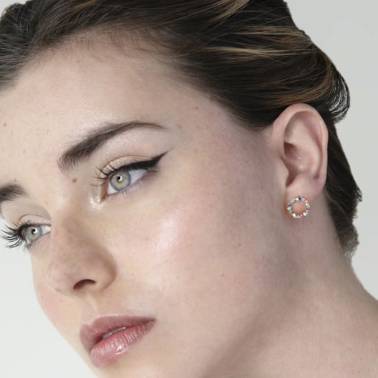 Pendientes Luxenter de Plata de Ley 925 con Circonita Multicolor acabados en oro amarillo de 18K - Thilak - Image 4
