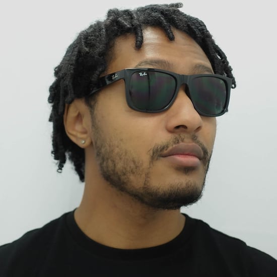 Gafas de sol Ray-Ban Justin 4165 601/71 Negro brillante Verde - Image 5