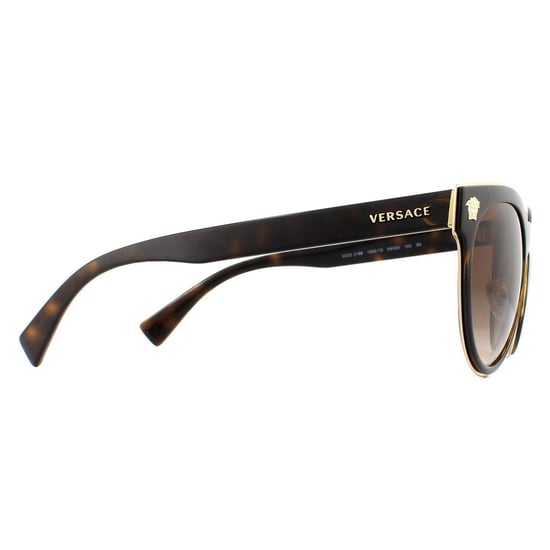 Gafas de Sol Versace VE2198 125213 Gradiente Marrón Habana Oscuro - Image 4