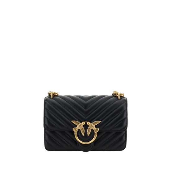 Bolso de Hombro de Cuero de Ternera Negro Bos Taurus - Image 1