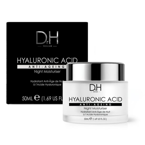 Dr H Crema hidratante de noche antiedad con ácido hialurónico 50 ml - Image 1
