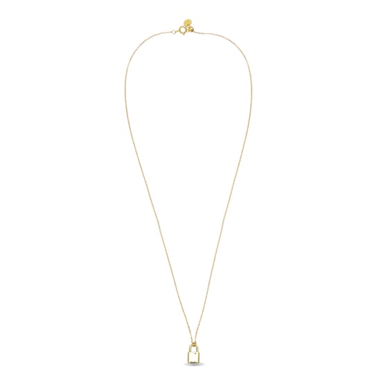 Collar Luxenter imlor de plata de ley 925 con acabado en baño de oro amarillo de 18 quilates - Image 3
