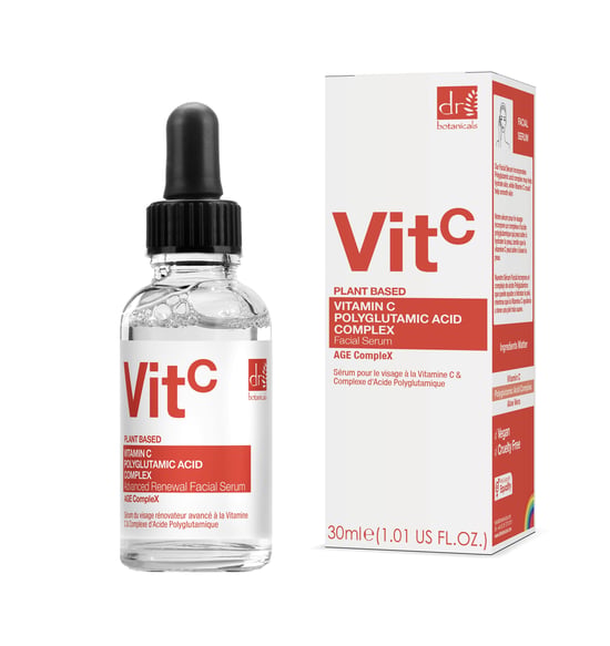 Dr. Botanicals Kit doble de crema hidratante antiedad con vitamina C y sérum facial avanzado - Image 4