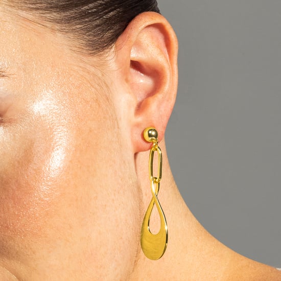 Pendientes Luxenter Nkara acabado en Oro Amarillo de 18 Kts - Image 3