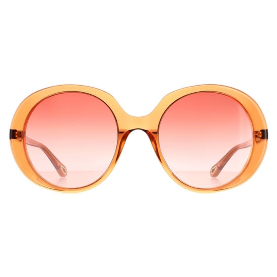 Chloe Oval señoras transparente gradiente naranja oscuro Ch0007s - Image 1